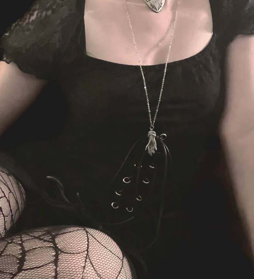 Victorian Hand necklace