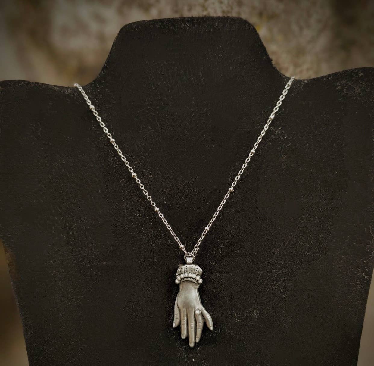 Victorian Hand necklace