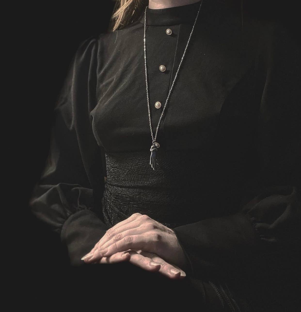 Victorian Hand necklace