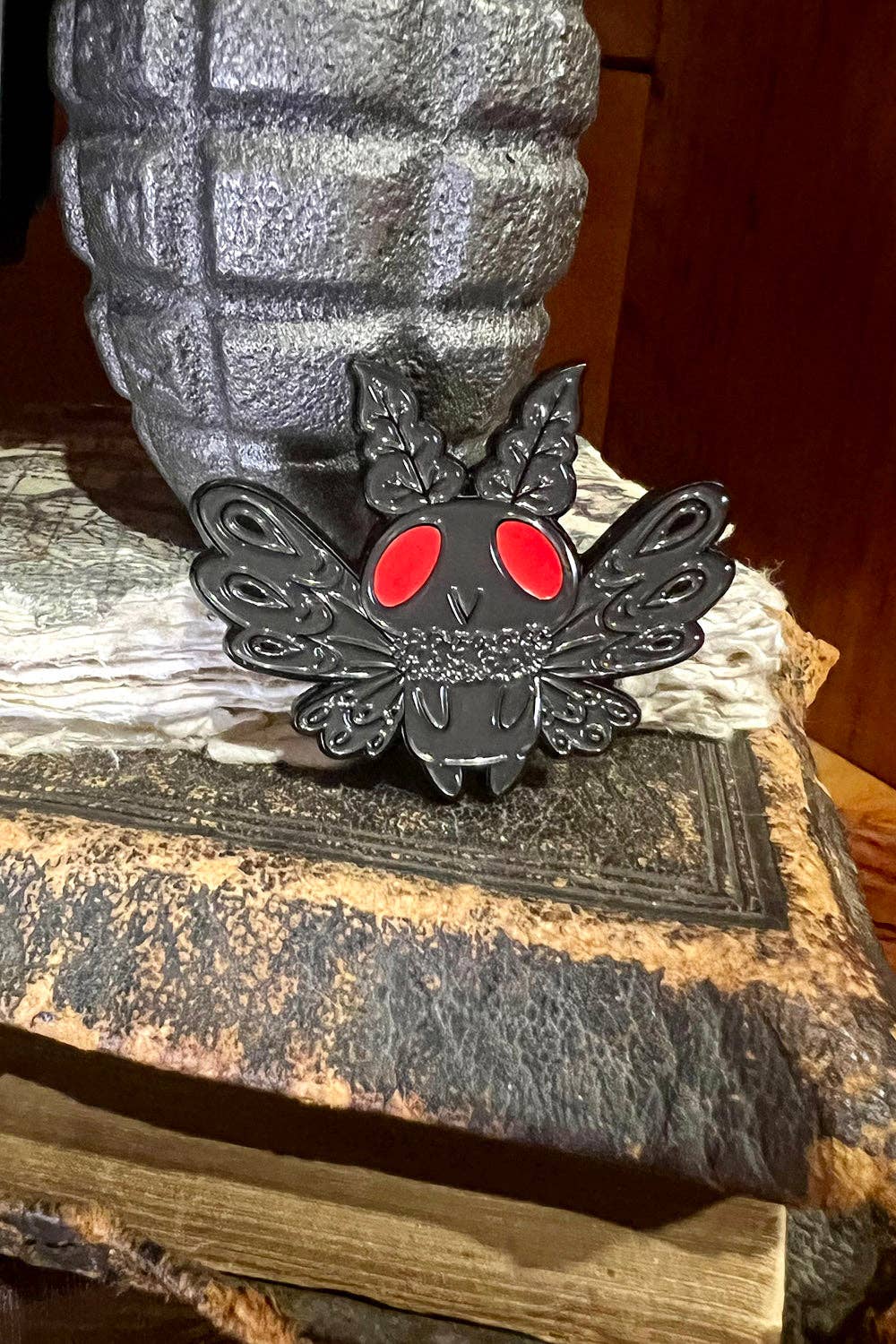 Baby Mothman Enamel Pin