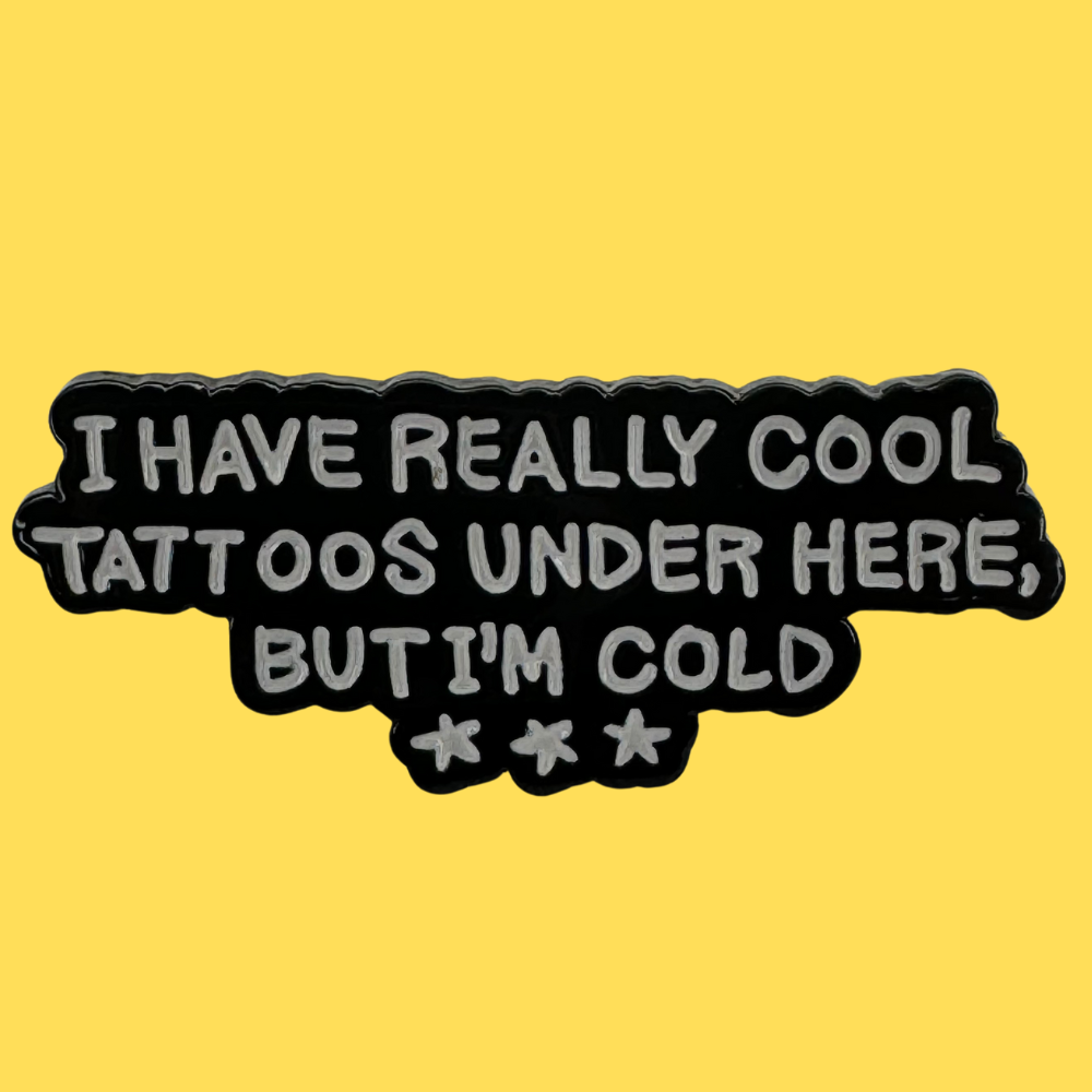 Cool Tattoos Enamel Pin
