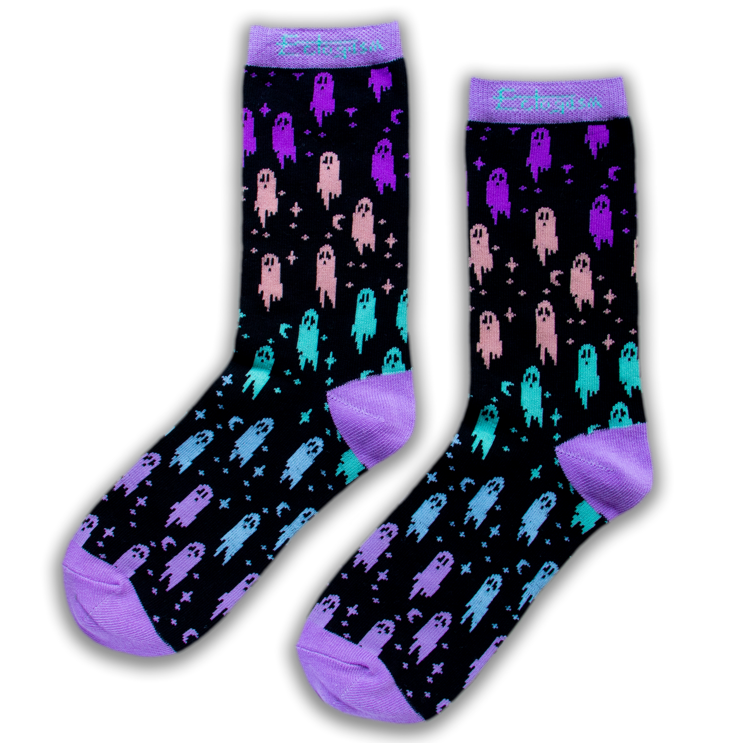 Rainbow Ghost Socks