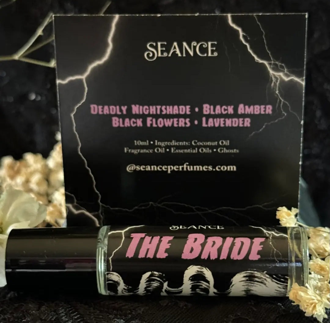 The Bride Perfume Oil- Black Amber, Lavender, Black Florals, Powder