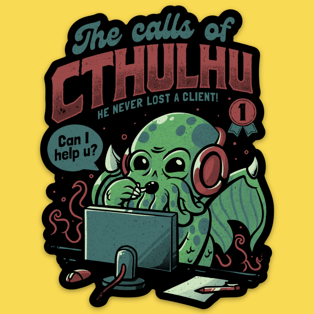 The Calls of Cthulhu Sticker