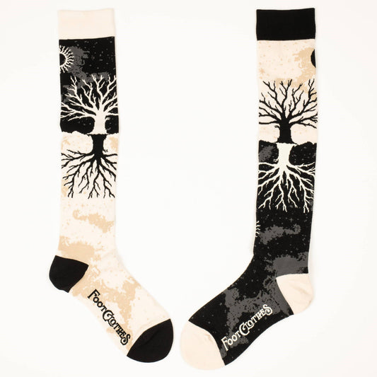 As Above So Below Tree Knee High Socks