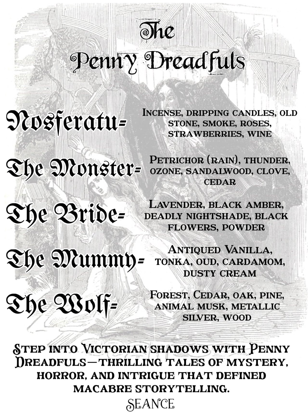 The Penny Dreadfuls Perfume Sample Pack