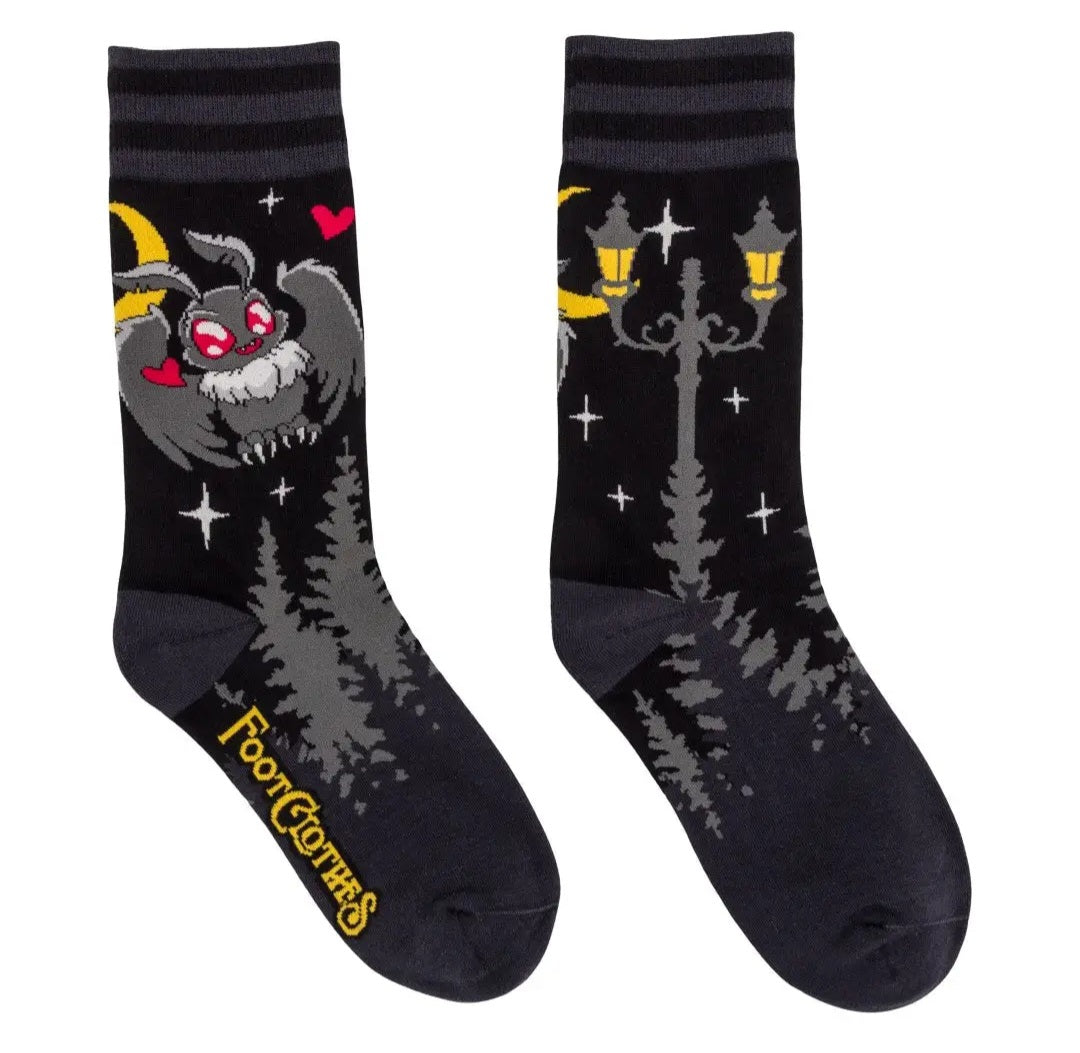 Cute Mothman Crew Socks