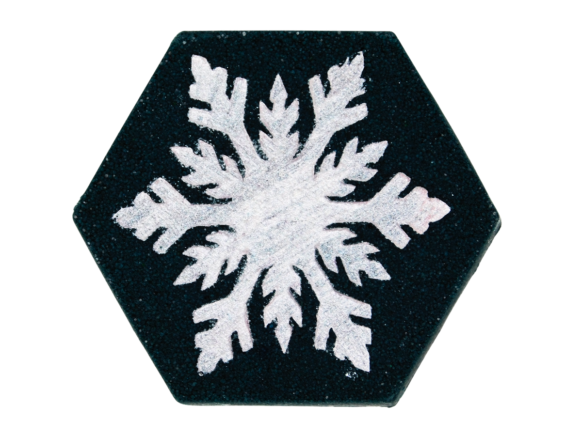 Snowflake Obsidian Bath Bomb