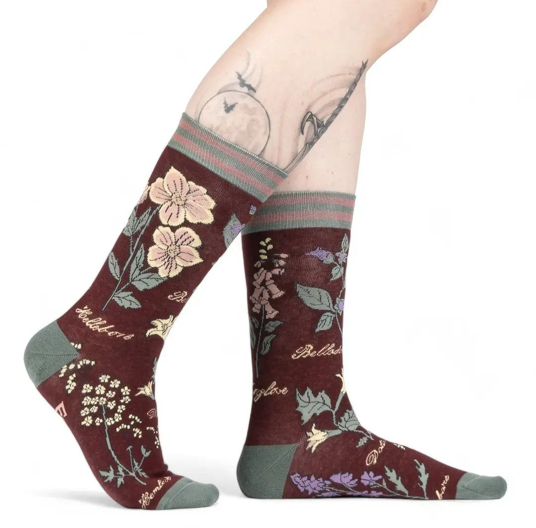 Baneful Botany Crew Socks