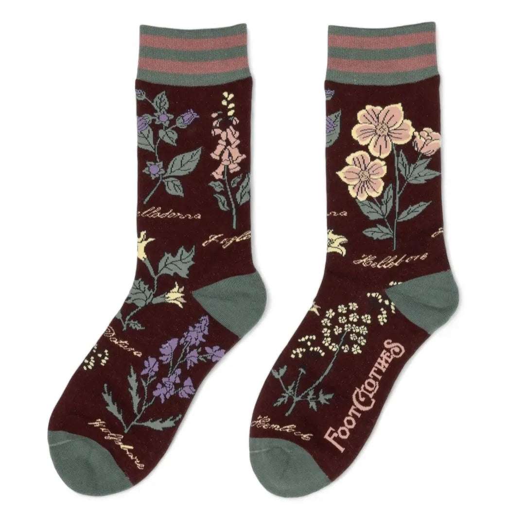 Baneful Botany Crew Socks