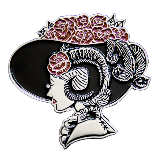 Horned Lady Pin