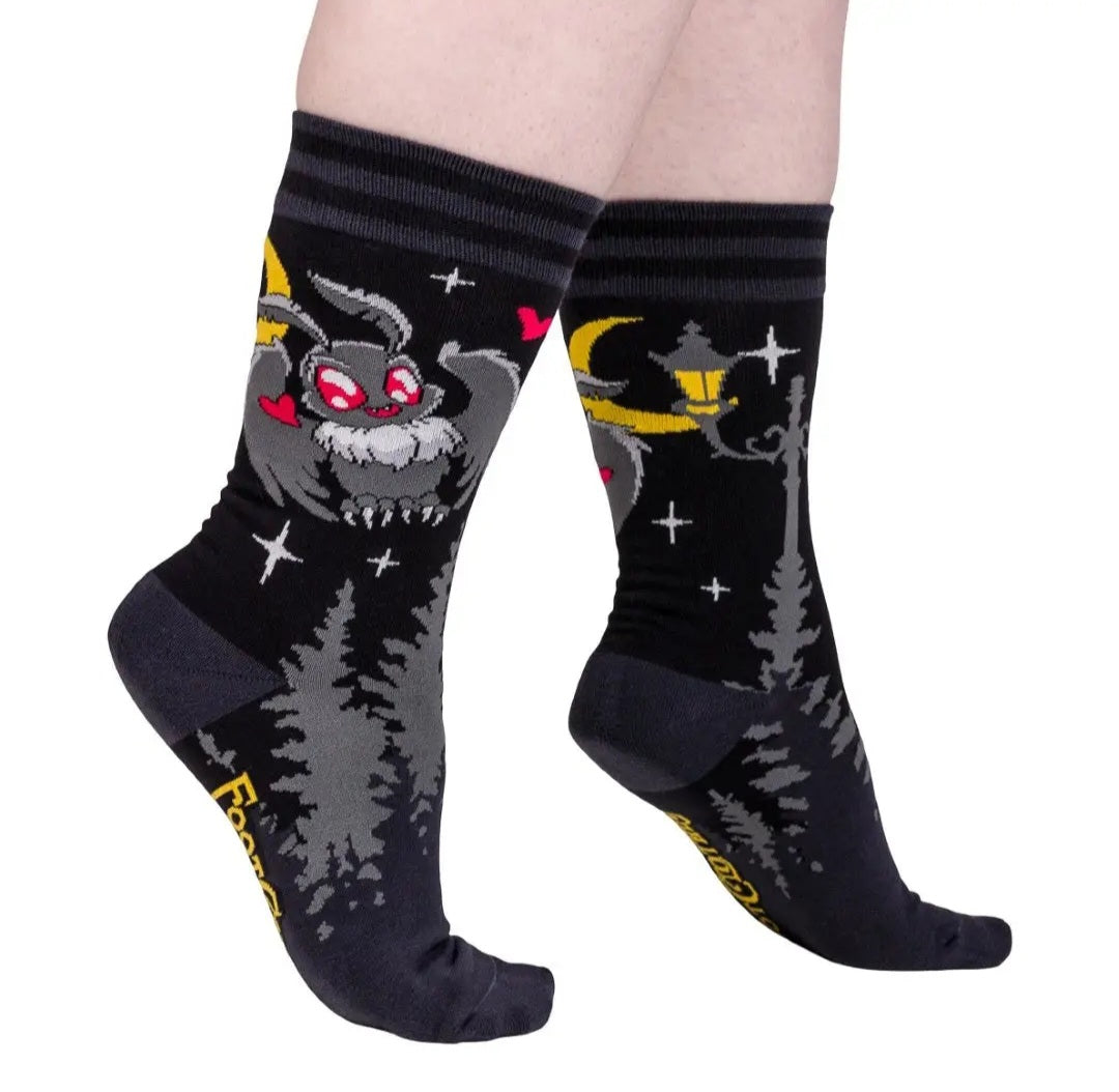 Cute Mothman Crew Socks