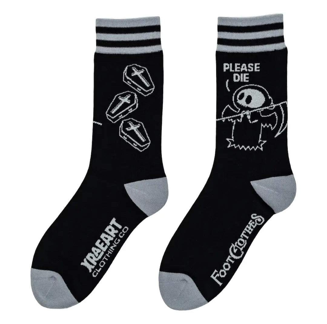 Please Die Crew Socks