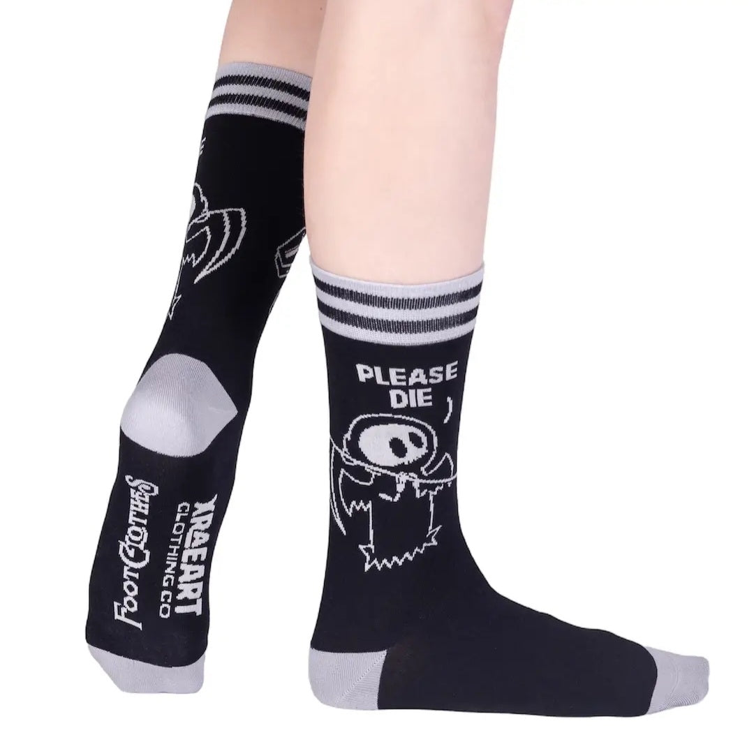 Please Die Crew Socks